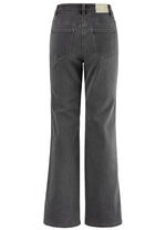 Jeans mit Ziersteppungen im Ethno-Stil GRAU