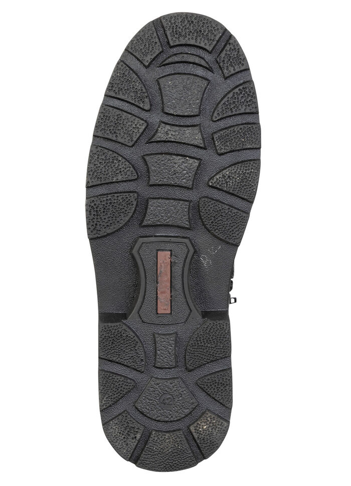 GINO GALANTE, gefütterte Herren-Stiefel, Winterschuhe, mit Lammfell SCHWARZ