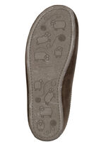 Elegante Herren-Hausschuhe, mit herausnehmbarem Fußbett BRAUN