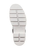 ELENA EDEN Schn&uuml;r-Stiefelette mit kuscheligem Teddy-Kragen SCHWARZ