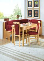 Elegante Eckbankgruppe, 4-teilig 