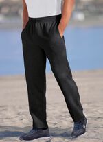 Jogginghose aus reiner Baumwolle in 5 Farben SCHWARZ