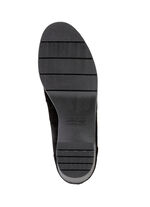 Waldläufer, bequemer Damen-Trotteur, Weite H, mit herausnehmbarem Fußbett SCHWARZ