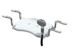 Badewannensitz aus stabilem Aluminium 