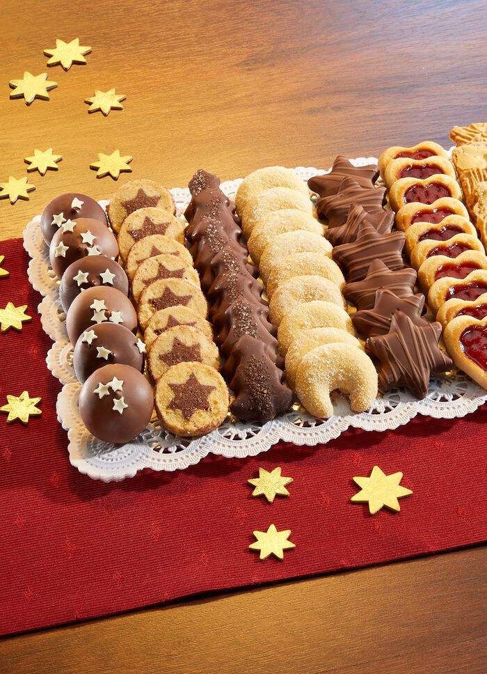 Weihnachts-Harmonie -7 verschiedene Gebäcke 