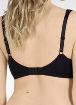 Naturana BH mit weich gepolsterten Cups SCHWARZ
