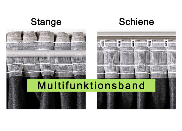 Energiespar-Verdunkelungsschals SILBER