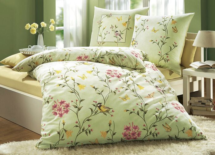 "Dobnig" Bettw&auml;sche-Garnitur in Biber oder Satin Qualit&auml;t 