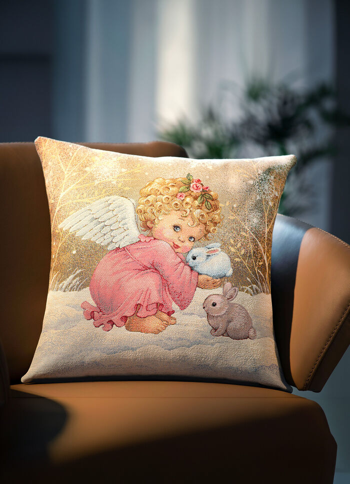Kissenbezug Engel mit Reißverschluss 