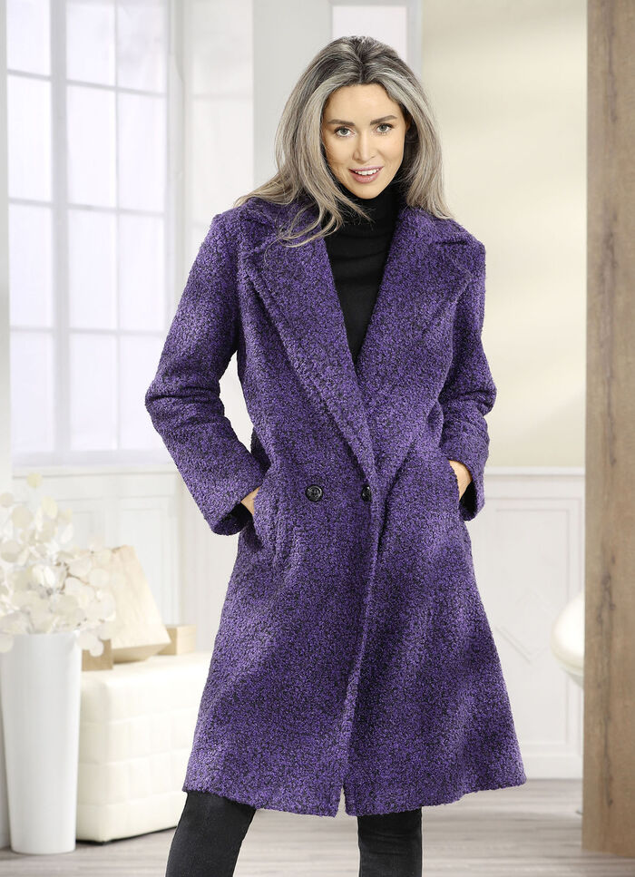 Mantel mit Knopfleiste 