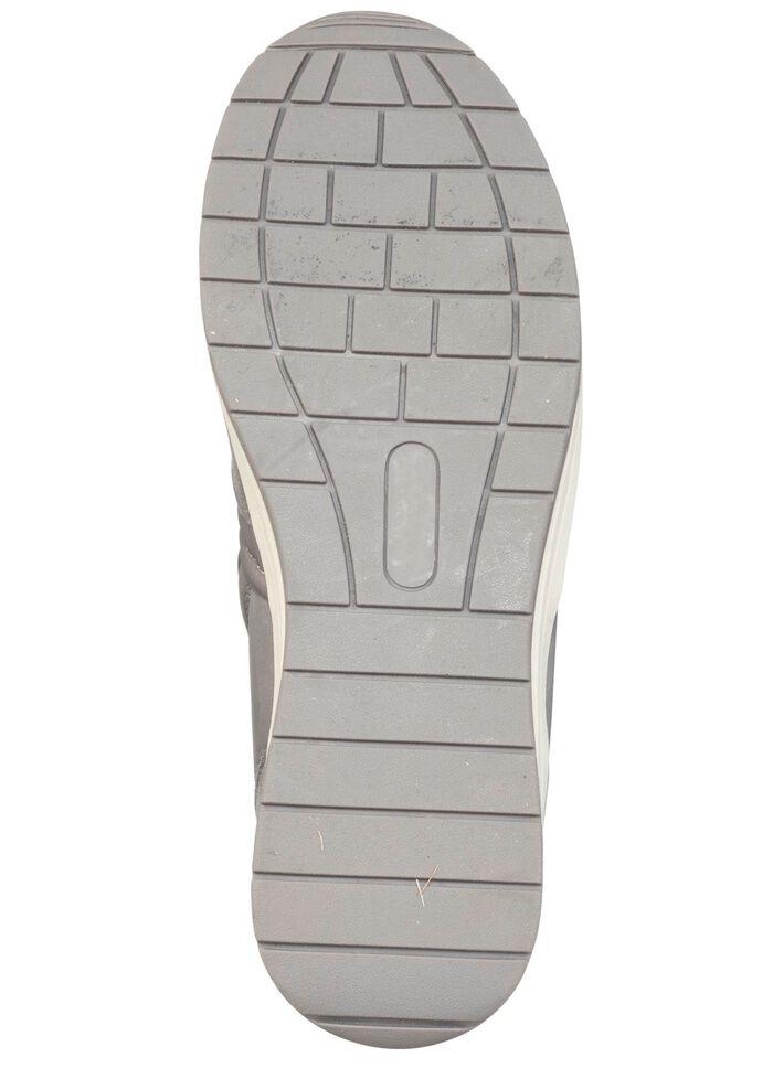 ELENA EDEN, gef&uuml;tterte Damen-Boots, Winterschuhe, Weite H, mit herausnehmbarem Fu&szlig;bett GRAU