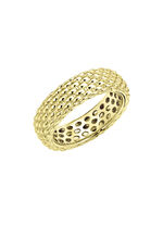 Exquisite Gold-Eleganz: Damenring mit Ziselierung 