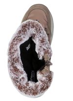 Gef&uuml;tterte Damen-Stiefel, Winterschuhe, mit Rei&szlig;verschluss 