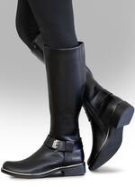 ELENA EDEN, trendige Damen-Stiefel, Winterschuhe, Weite G, mit Reißverschluss SCHWARZ