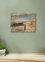 Holzbild im Vintage-Charakter 