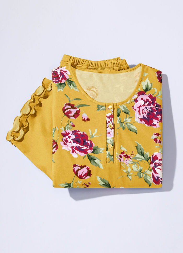 Zweierpack Schlafanz&uuml;ge mit gebogten Abschl&uuml;ssen  