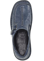 ELENA EDEN, bequeme Damen-Slipper, Weite G, mit herausnehmbarem Fußbett MARINE