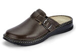 Mubb, bequeme Herren-Clogs, Weite H, mit herausnehmbarem Fußbett MOKKA