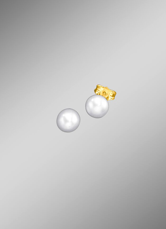 Ohrstecker mit Süßwasser-Zuchtperle 