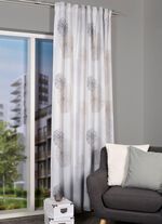 Digitalbedruckter Verdunkelungsschal GRAU-STEIN