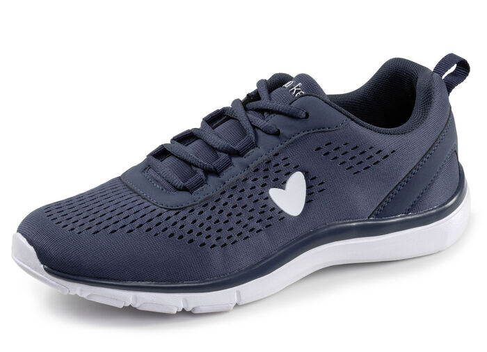 laurakent, sommerliche Damen-Sneaker, mit herausnehmbarem Fußbett DUNKELBLAU