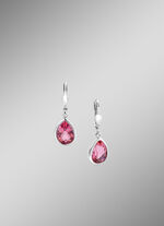 Ohrringe mit leuchtendem Feuertopas 