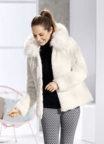 Wendejacke mit fester Kapuze 