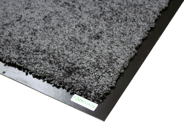 Schmutzfangmatte mit rutschfester Rückseite GRAU