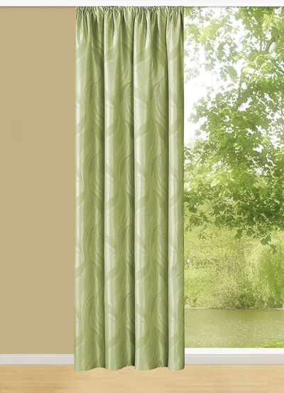 &Uuml;bergardine mit Kr&auml;uselband 