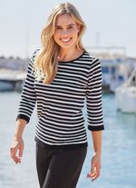 Pullover mit Streifenmuster 