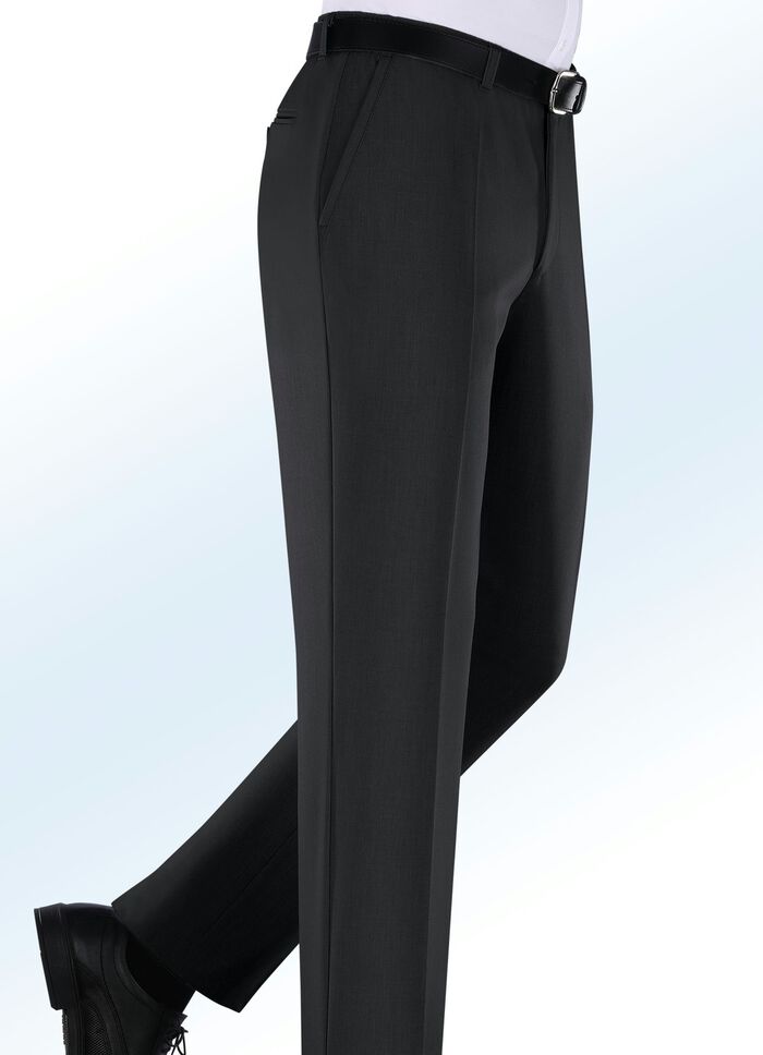 "Klaus Modelle"-Unterbauchhose mit Seitentaschen SCHWARZ