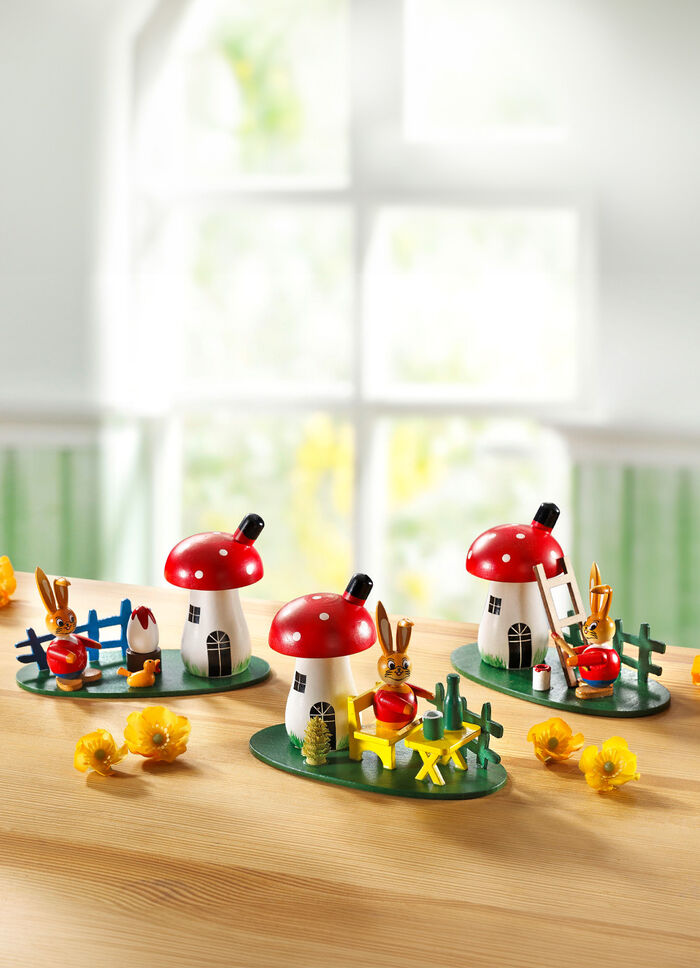 Oster-Deko, 3er-Set, aus Holz 