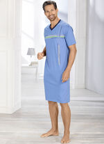 Kurzarm-Nachthemd mit V-Ausschnitt  