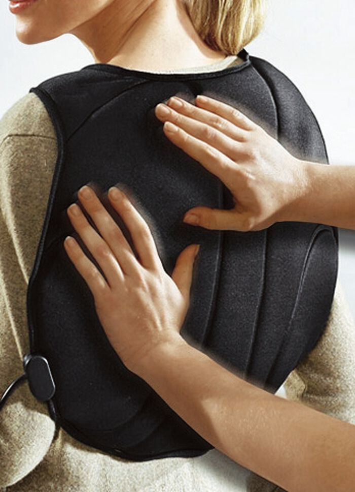 Rücken-Massagegürtel SCHWARZ