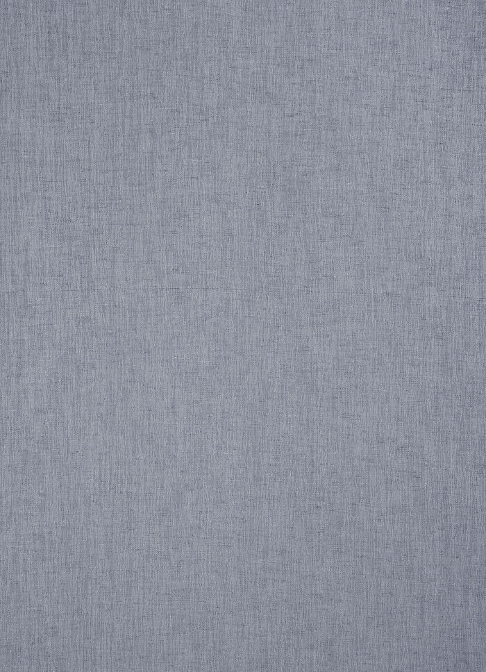 Übergardine in Leinenoptik BLAUGRAU