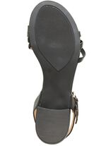 Caprice Sandalette aus teilweise metallisiertem Nappaleder 