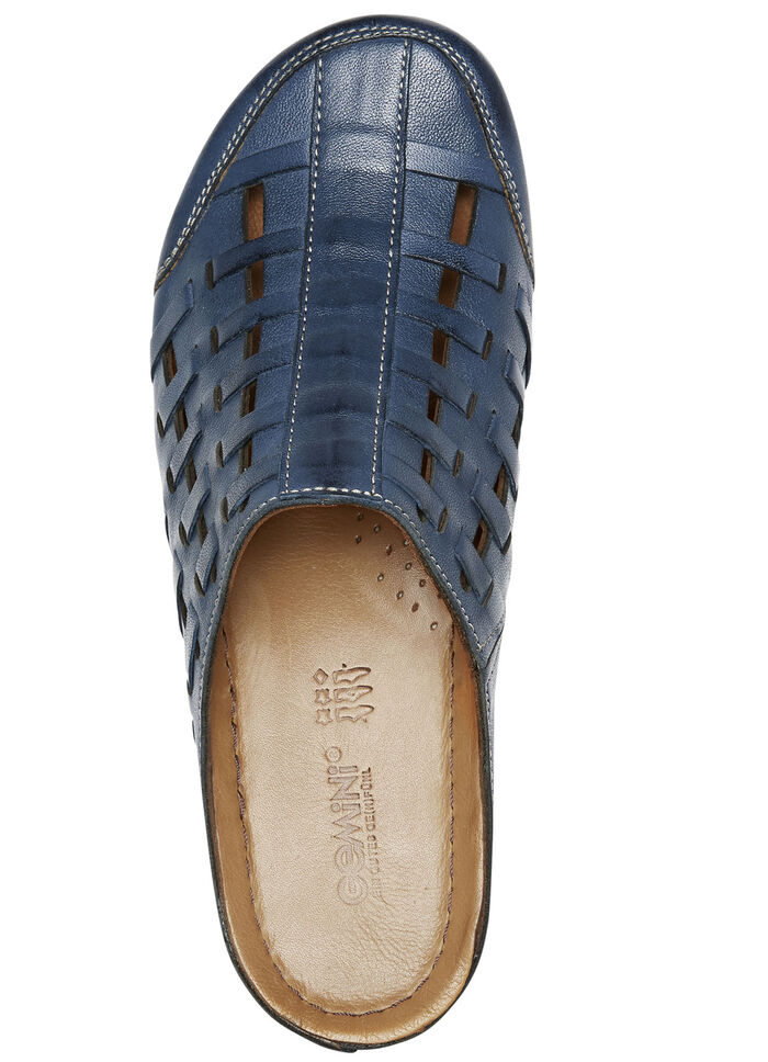 Gemini, sommerliche Damen-Clogs, Weite G, mit Gummizug MARINE