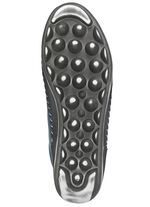 Gemini Mokassin-Bootie mit Knitter-Struktur BLAU