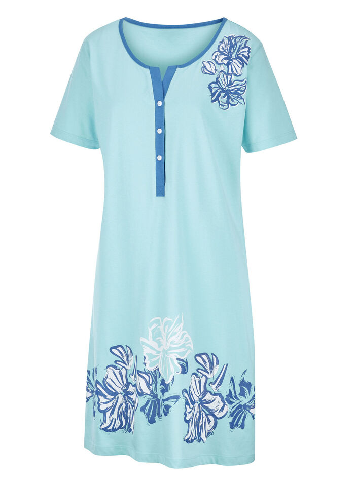 Zweierpack Nachthemden, k&uuml;rzer geschnitten  