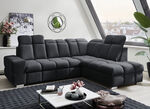 Polsterecke mit Funktion und verstellbaren Kopfstützen ANTHRAZIT