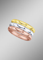 Schicker Damenring in Tricolor 