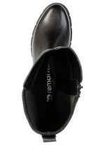 Remonte, klassische Damen-Stiefel, Winterschuhe, Weite G, mit Reißverschluss SCHWARZ