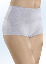 Viererpack Pants mit Gummizug 2X GRAU MELIERT, 2X SCHWARZ