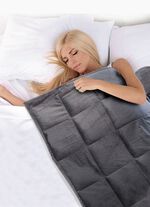 Gewichtsdecke mit Glasperlen-F&uuml;llung 