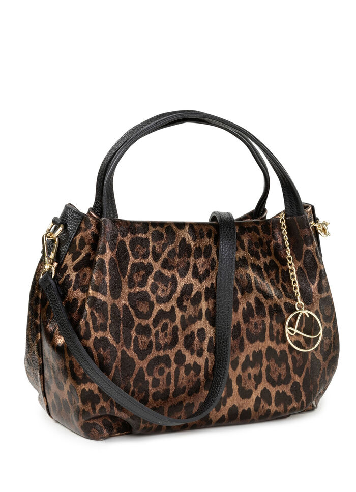 Laurina, Tasche, Damen, mit abnehmbarem, verstellbarem Umhängeriemen SCHWARZ-BRONZE