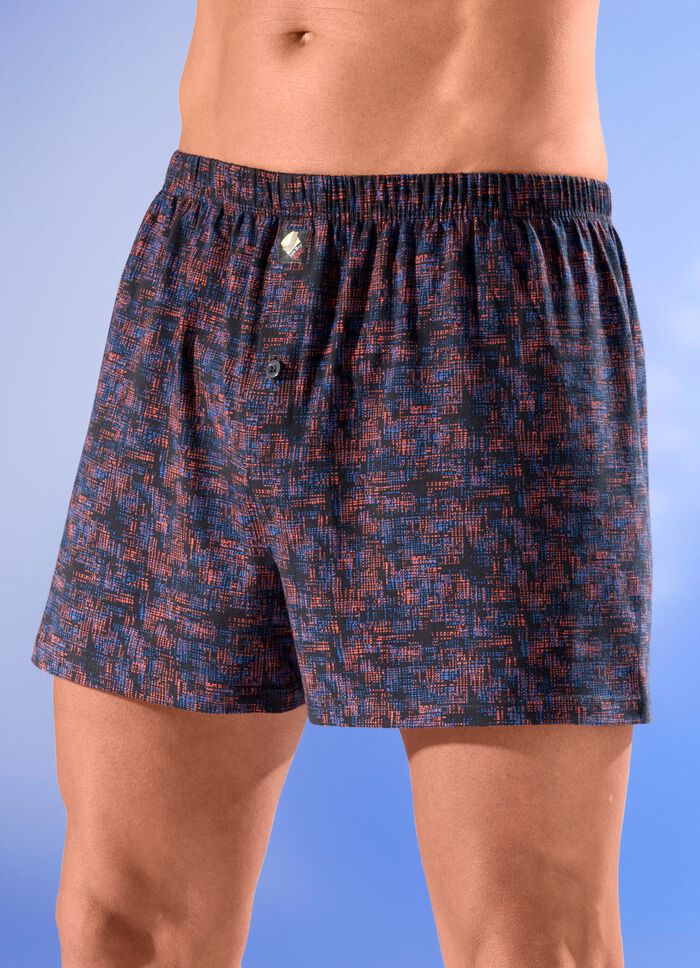 Viererpack Boxershorts mit kn&ouml;pfbarem Eingriff 