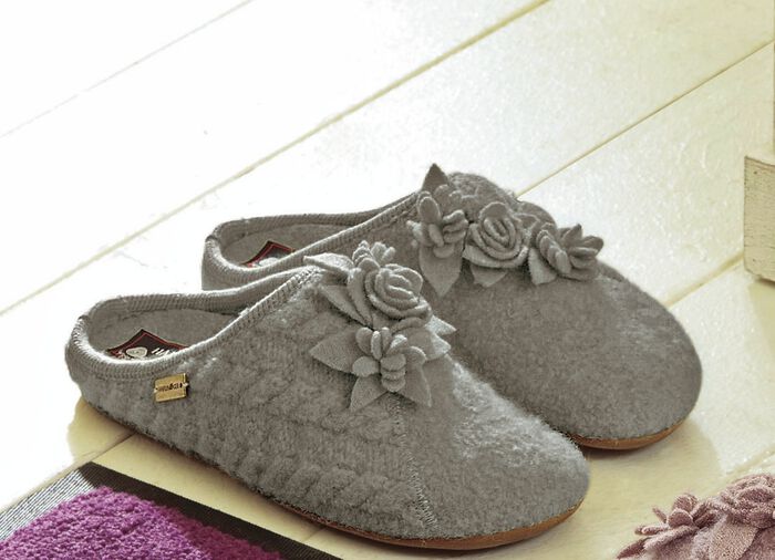 Damen-Hausschuh von Haflinger STEIN