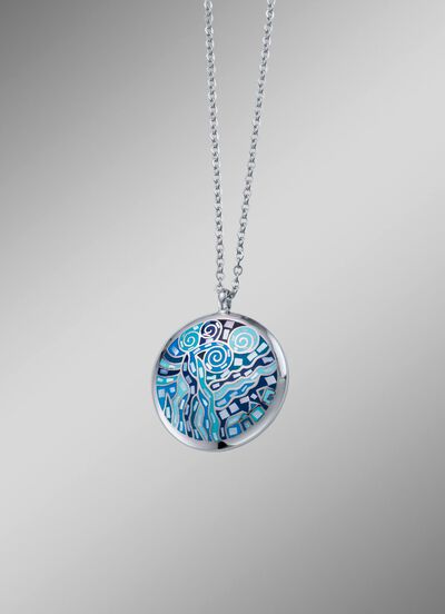 Moderner Anh&auml;nger mit Mosaikmuster  