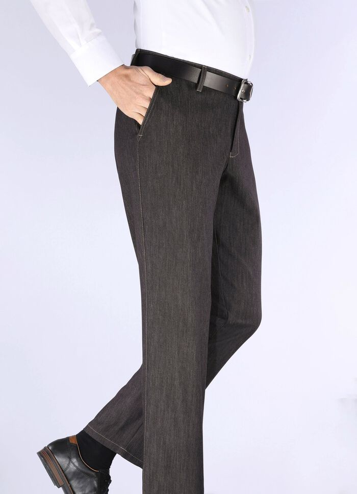 "Klaus Modelle"-Unterbauch-Edeljeans in 2 Farben 