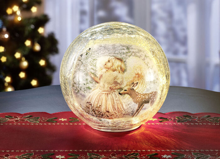 Kugel mit batteriebetriebener Beleuchtung 